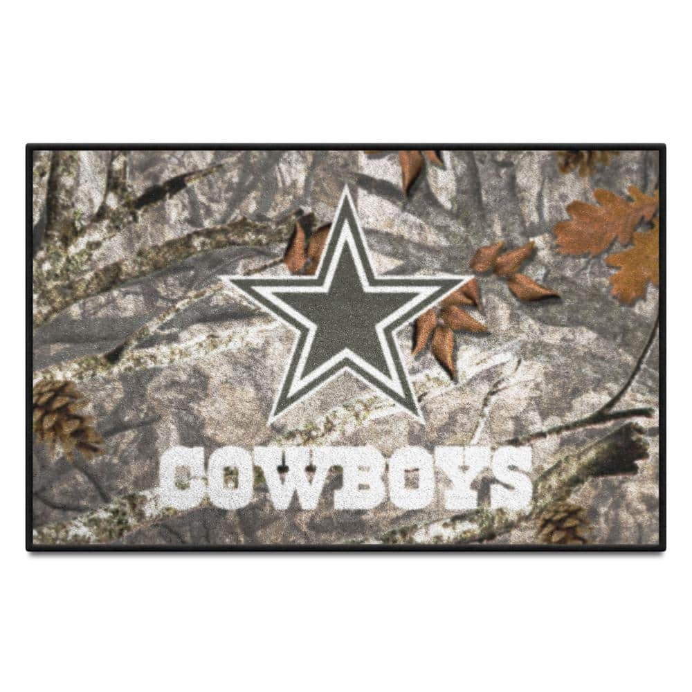 Dallas Cowboys (Blue): Logo Pattern - NFL Peel & Stick Wallpaper 12 x 12 Sample