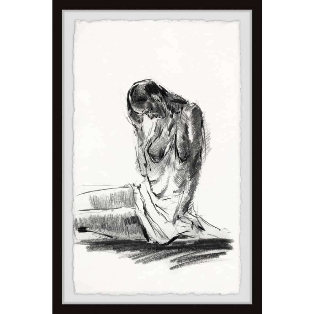 Look Beyond Imperfections by Marmont Hill Framed People Art Print 18 in. x  12 in. BODSTU01BFPFL18 - The Home Depot
