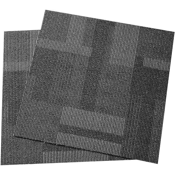 VEVOR Gray Commercial Residential 24 in. x 24 in. Peel and Stick