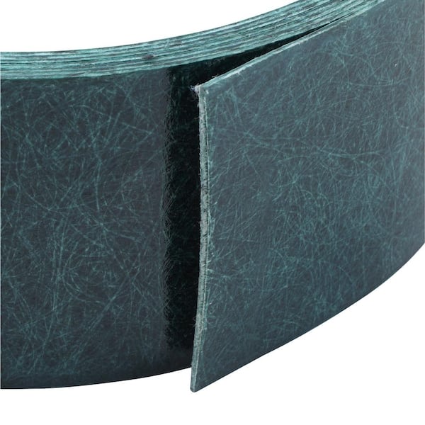 20 ft. Fiberglass Garden Edging 4 in. x 20 ft. Brown with Five 9 in. Stake