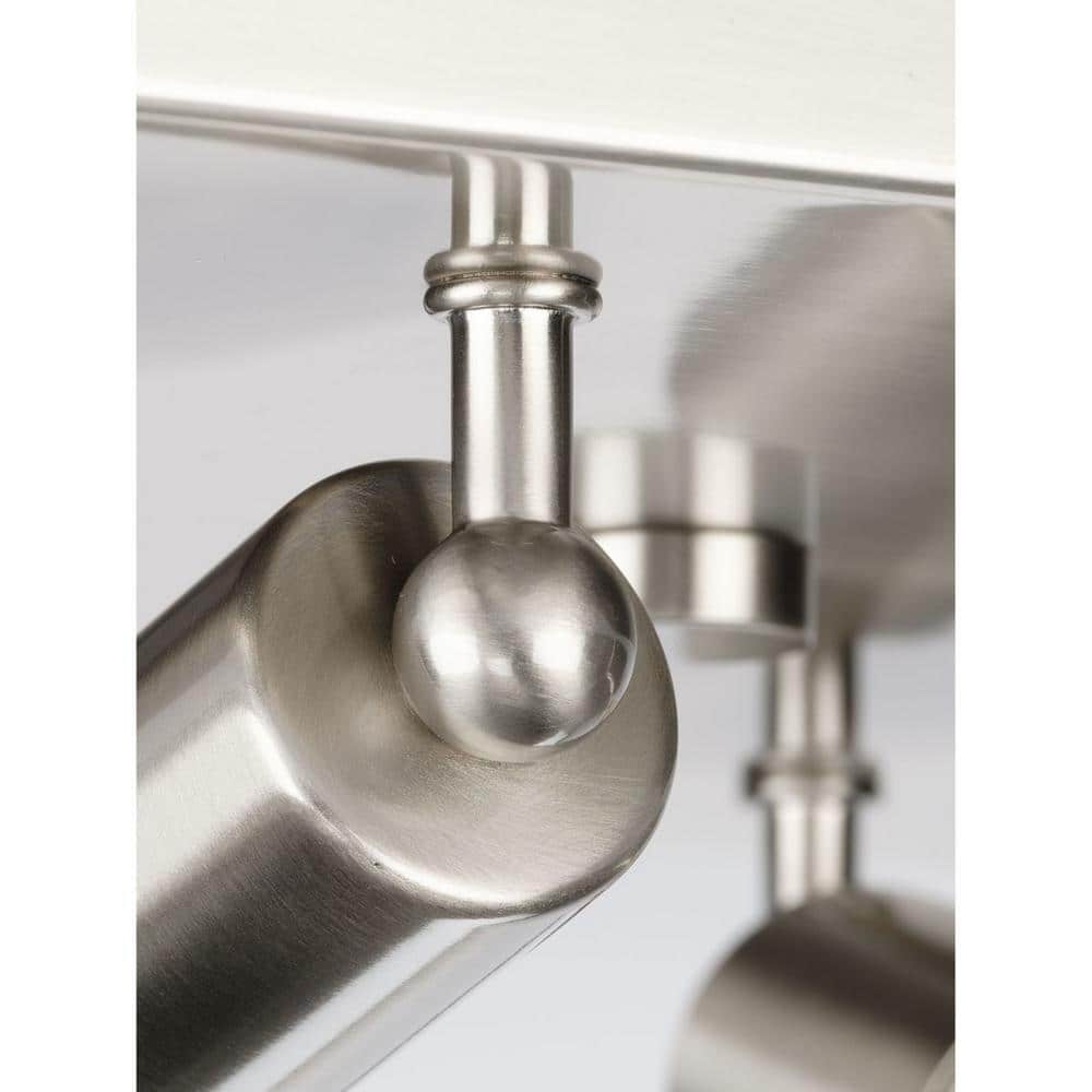 Elegant Square Brushed Nickel 12" Modern Flush Mount Ceiling Light