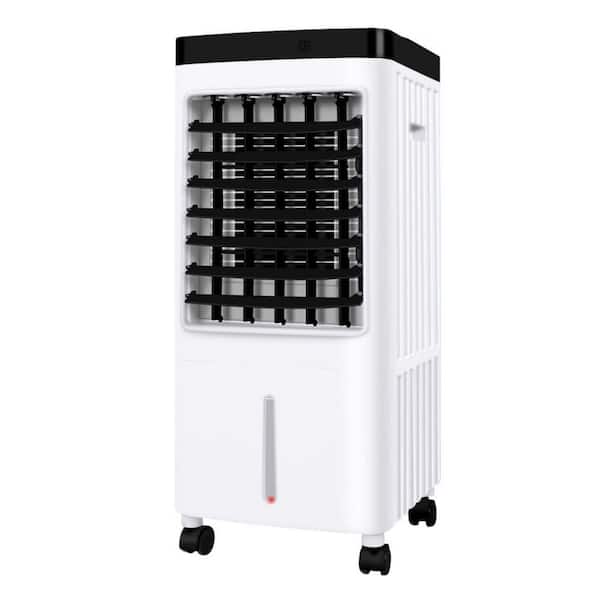 40-Hours Fast Cooling Portable Air Conditioner with 2.6 Gal Water Tank, 3-Speeds, Remote, Efficient Windowless Personal