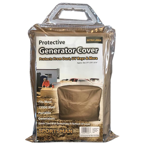 LARGE GENERATOR COVER FOR PREDATOR PORTABLE UV RESISTANT 5500-15000 WATT BLACK 