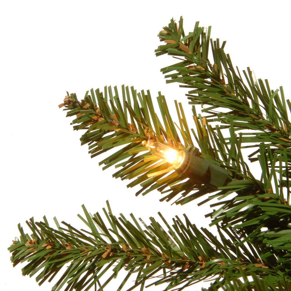 7.5 ft Pre-Lit Slim Kingswood Fir Christmas Tree with White Lights