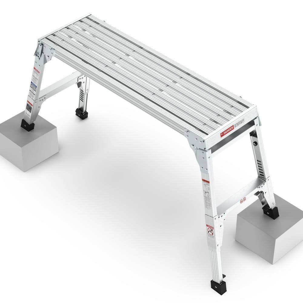 Cesicia Folding Portable 40 in. W x 22 in.-27.5 in. H Silver