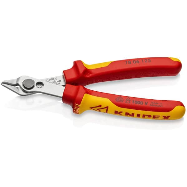 KNIPEX 5 in. Electronics Super Knips with Insulated Handles