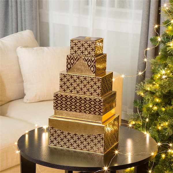 Steady Gold Ribbon for Gift Wrapping Christmas Ribbon Gift Box Packaging Gift Ribbon Christmas Tree DIY Decoration Christmas Decoration/Silver