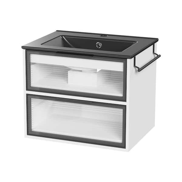 30 in. W x 18 in. D x 18.9 in. H Single Bath Vanity Cabinet without Top in White