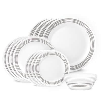 Corelle 16-Piece Casual White Glass Dinnerware Set (Service for 4) 6022003  - The Home Depot