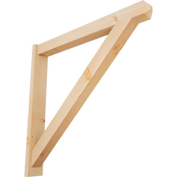 Ekena Millwork 6 in. x 42 in. x 42 in. Traditional Craftsman Smooth Douglas Fir Outlooker