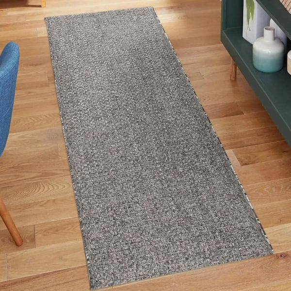 Blocton 2 ft. x 7 ft. Gray Runner Rug
