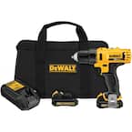 12-Volt MAX Lithium-Ion Cordless 3/8 in. Drill/Driver Kit with (2) 12-Volt Batteries 1.5Ah, Charger and Tool Bag
