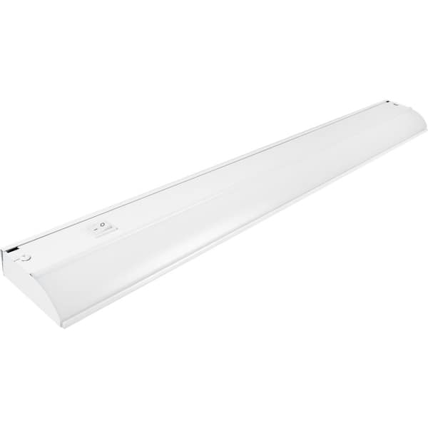 Enbrighten Hardwired 24 in. LED White Under Cabinet Light, Dimmable