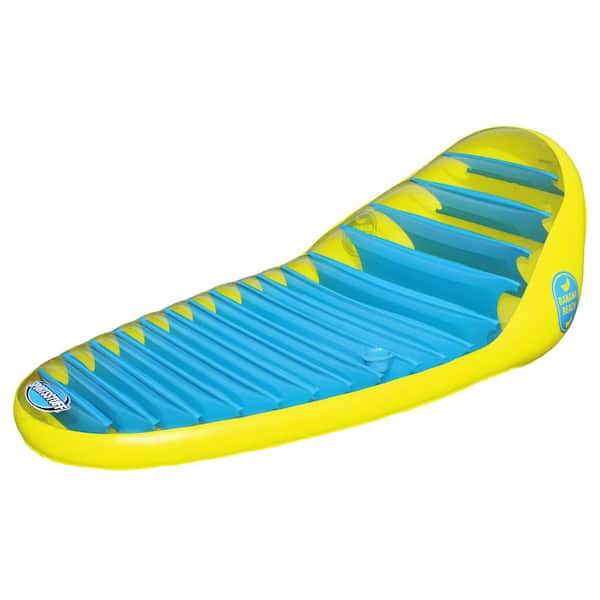 Airhead Sportsstuff Blue and Yellow Banana Beach Lounge