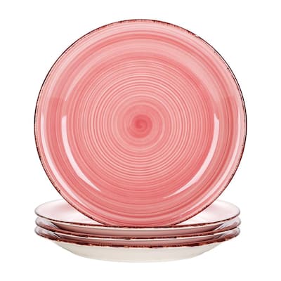 pink dishware