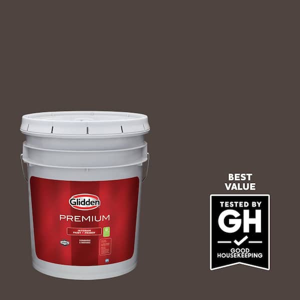 Glidden Premium 5-gal. Dark Granite PPG1005-7 Flat Interior Latex Paint
