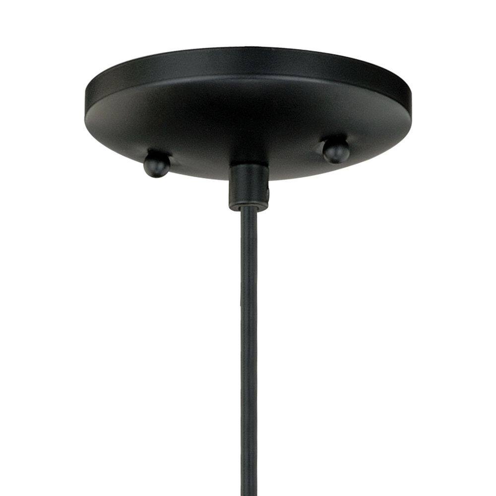 Contemporary Bronze Mini Globe LED Pendant with Hand-Blown Glass