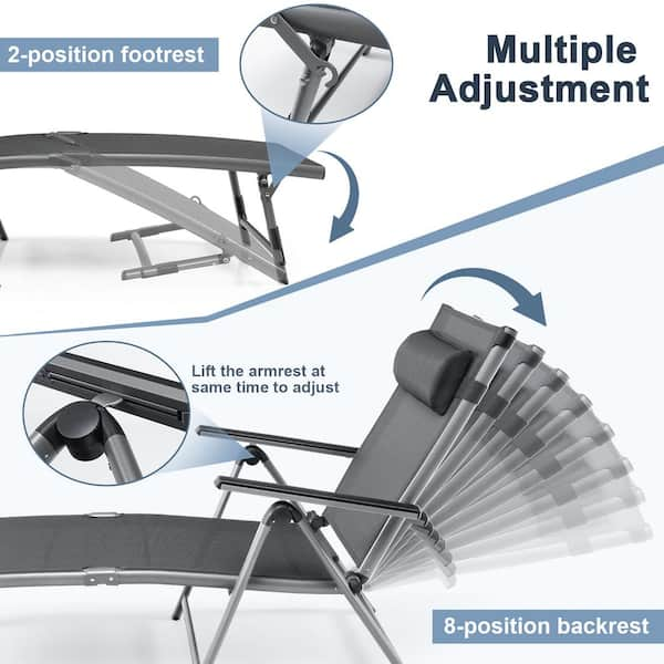 Lifting Bed Backrest Folding Adjustable Angle Steel Multi Function