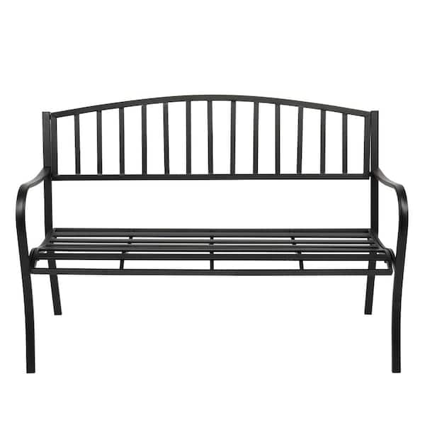 Karl home Leisure 51 in. Iron Outdoor Bench