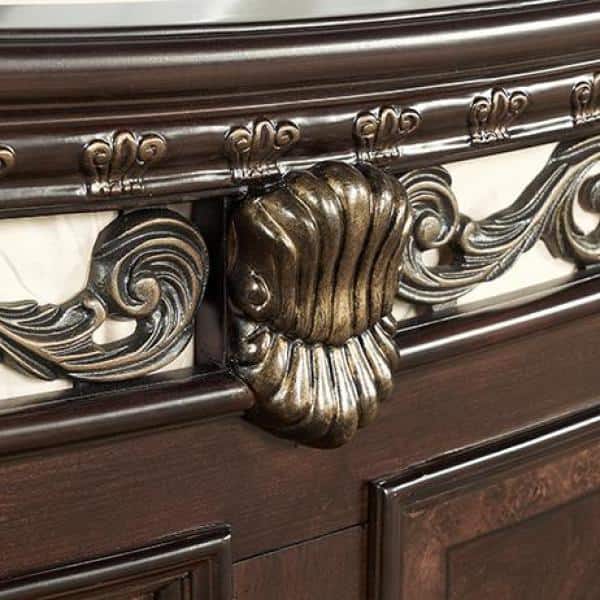 Rich Cocoa Brown Media Chest with Dovetail Drawers