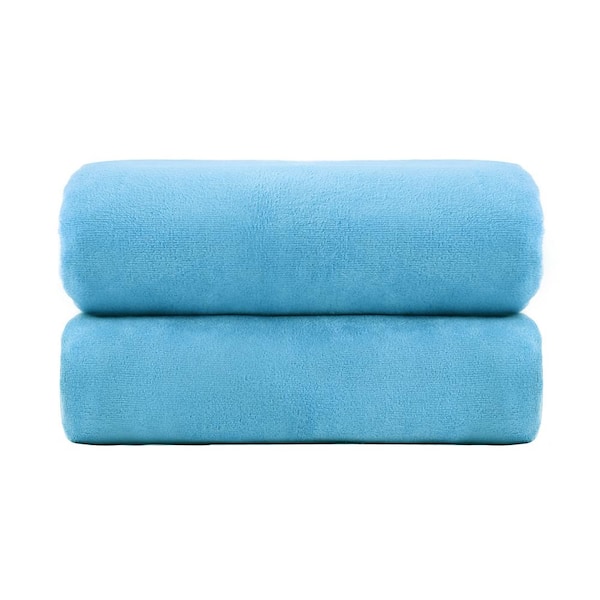JML Microfiber Bath Towels 6 Pack, Bath Towel, Hand Towel, Washcloth, White