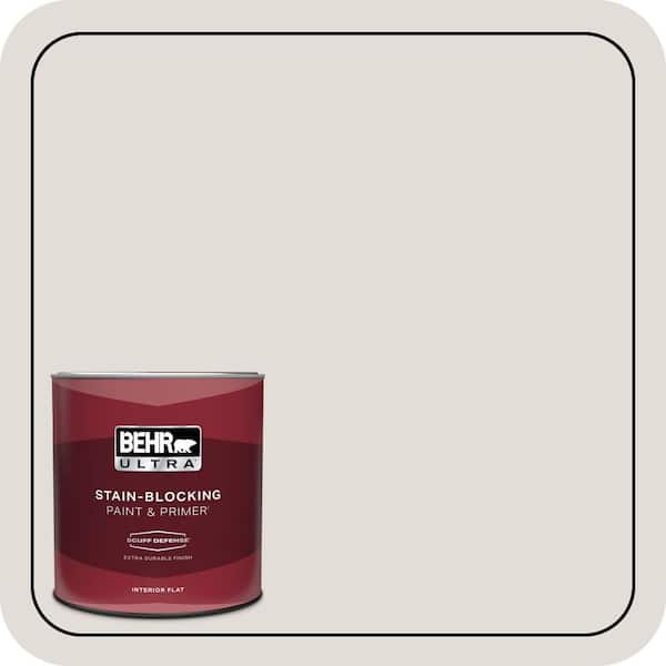 BEHR ULTRA 1 qt. #MQ3-33 Creme De La Creme Extra Durable Flat Interior Paint & Primer