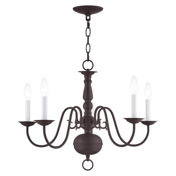 AVIANCE LIGHTING Yorkhaven 5-Light Bronze Chandelier