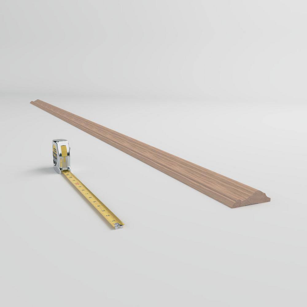 Red Oak Solid Wood Chair Rail Molding 96" Length