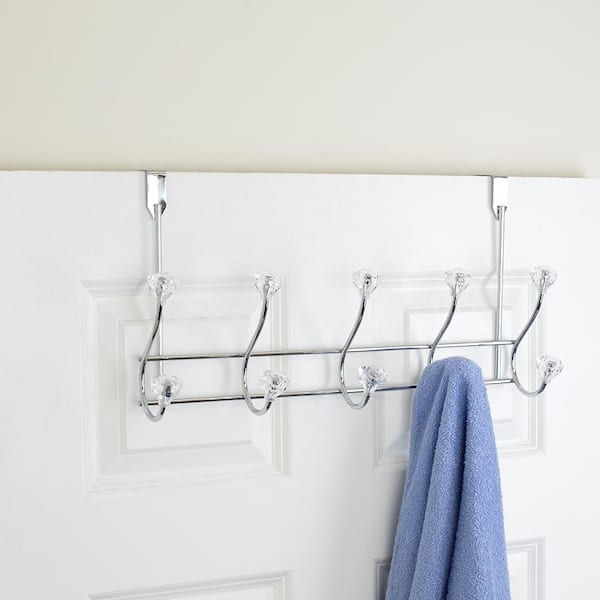 Home Basics Over the Door 5-Hook DH00676 - The Home Depot