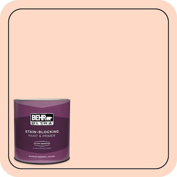 BEHR ULTRA 1 qt. #P190-1 Fire Mist Extra Durable Eggshell Enamel Interior Paint & Primer