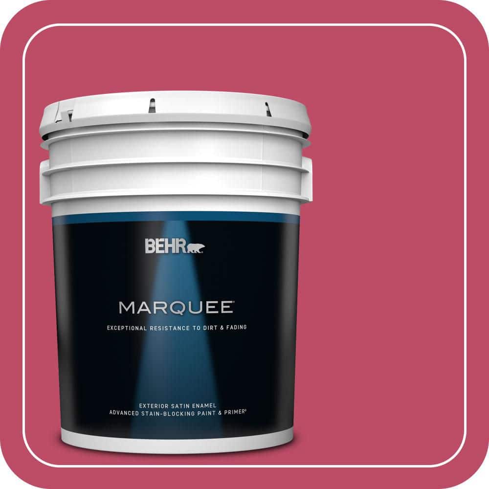 5 gal. #S-G-110 Orchid Rose Satin Enamel Exterior Paint & Primer product image for price tracking