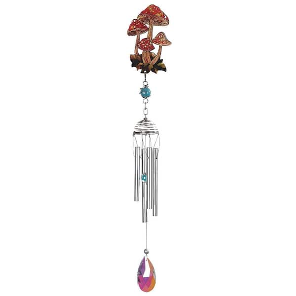 21 in. Long Mushroom Acrylic Mini Wind Chime