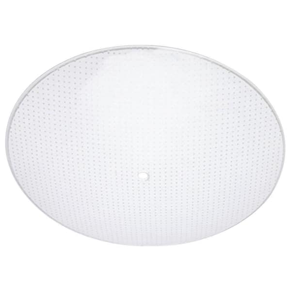 Westinghouse 1-1/4 in. Round Clear Dot Pattern Diffuser with 13 in. Width