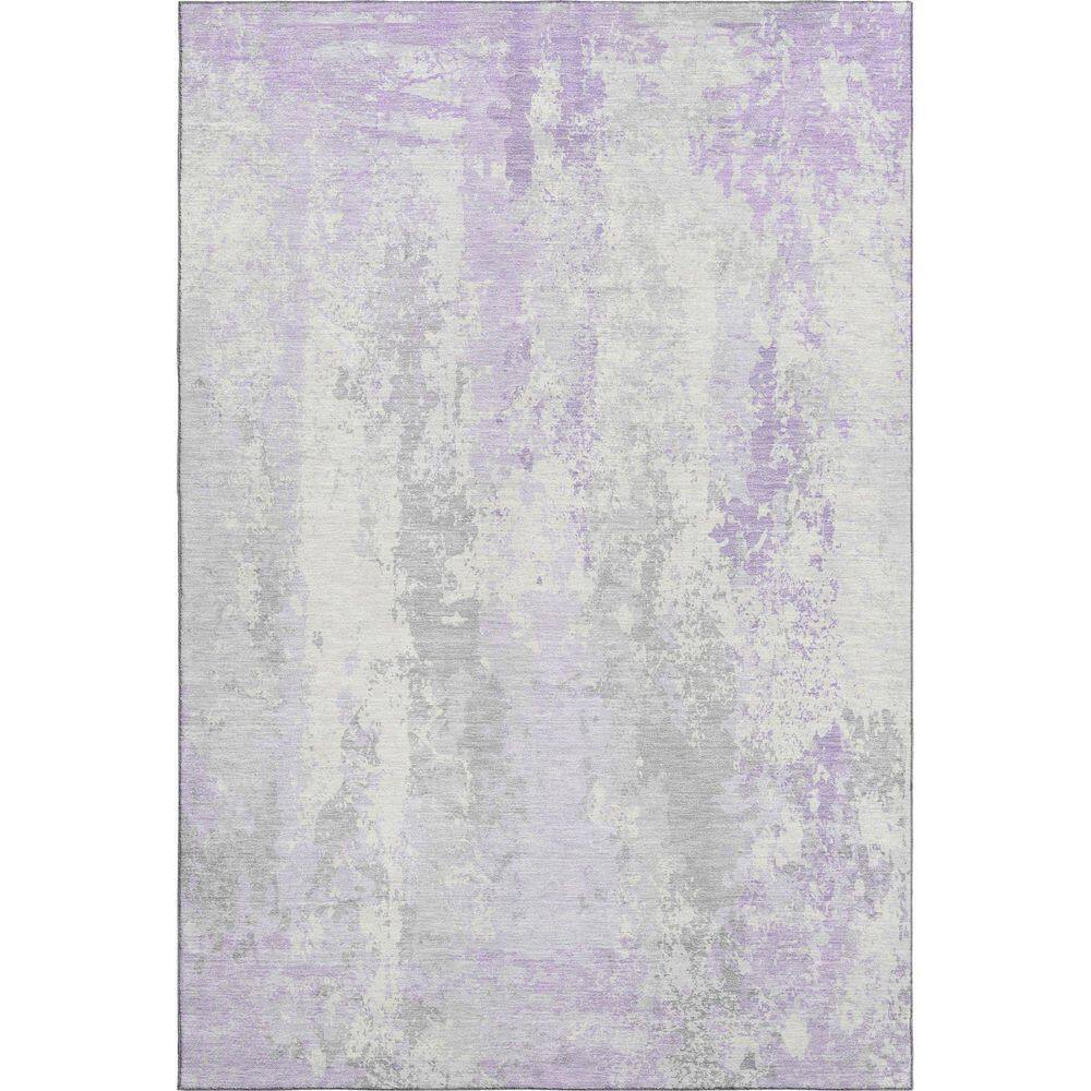 Mayfield Premium Machine Washable Abstract AMF1848 Lavender 9 ft. x 12 ft. Area Rug price history on PriceWatchPro