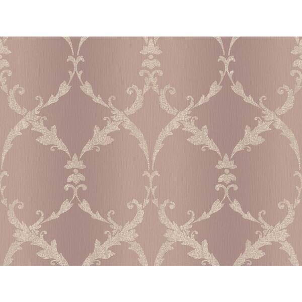 York Wallcoverings Gated Scroll Wallpaper