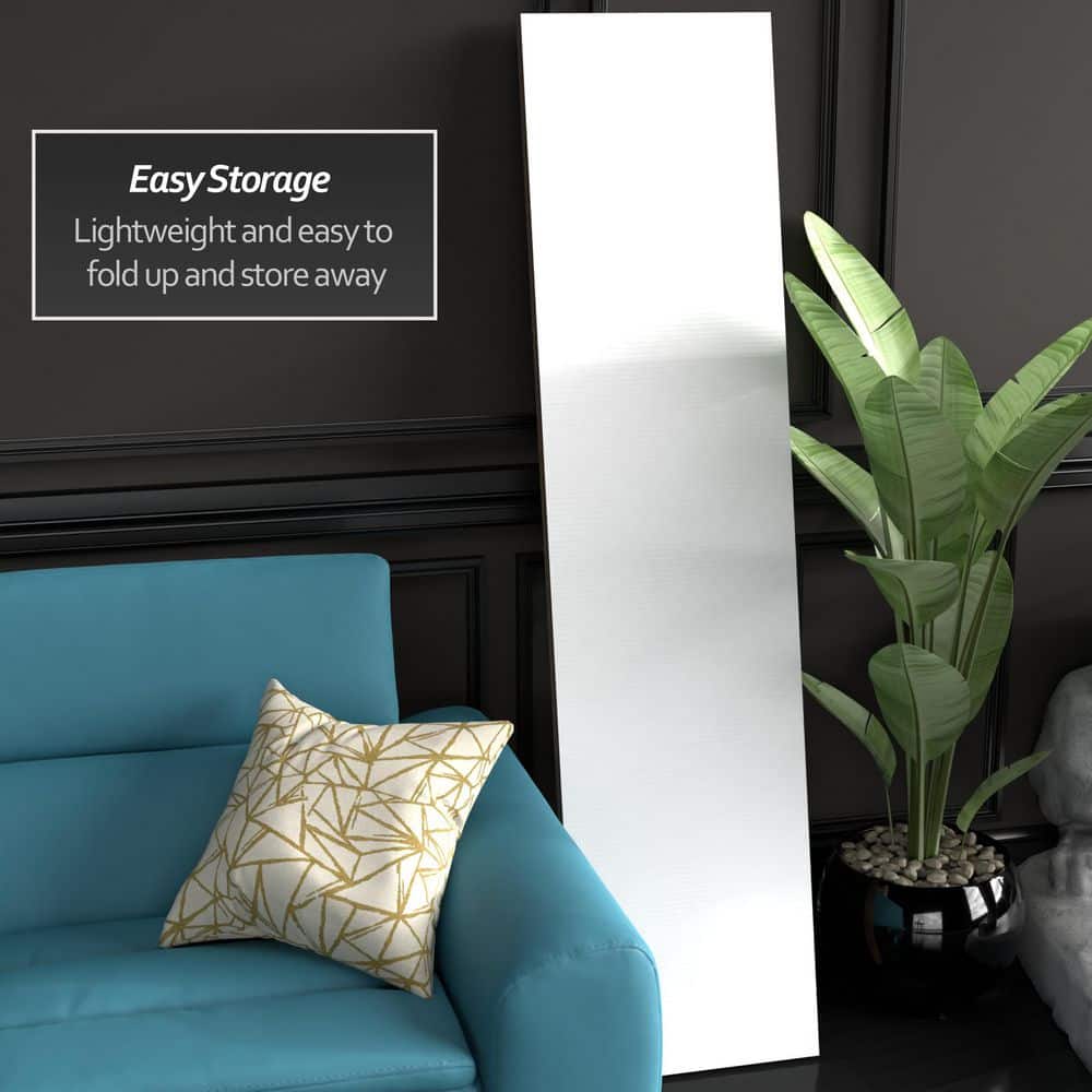 6 ft. Tall White Cardboard Folding Room Divider - 4 Panel