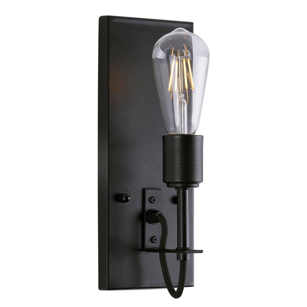 Fergie 1-Light Black ADA Compliant Wall Sconce Vanity Light price history on PriceWatchPro