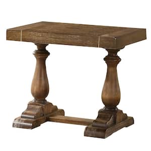 Amy 27 in. Driftwood Rectangular End Table