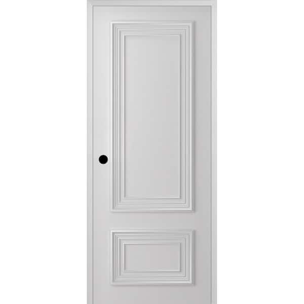 Palazzo 2 DIY-Friendly 30 in. x 96 in. Right Hand Primed Solid Composite Core Wood Single Prehung Interior Door