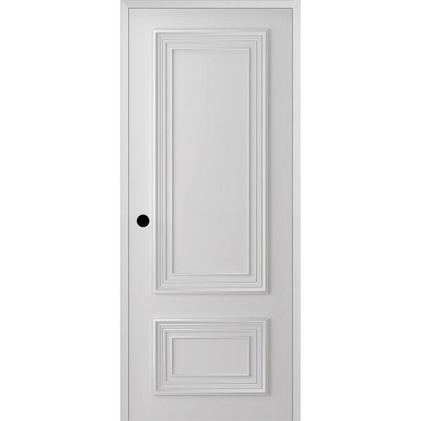 Belldinni Palazzo 2 DIY-Friendly 18 in. x 80 in. Right Hand Primed Solid Composite Core Wood Single Prehung Interior Door
