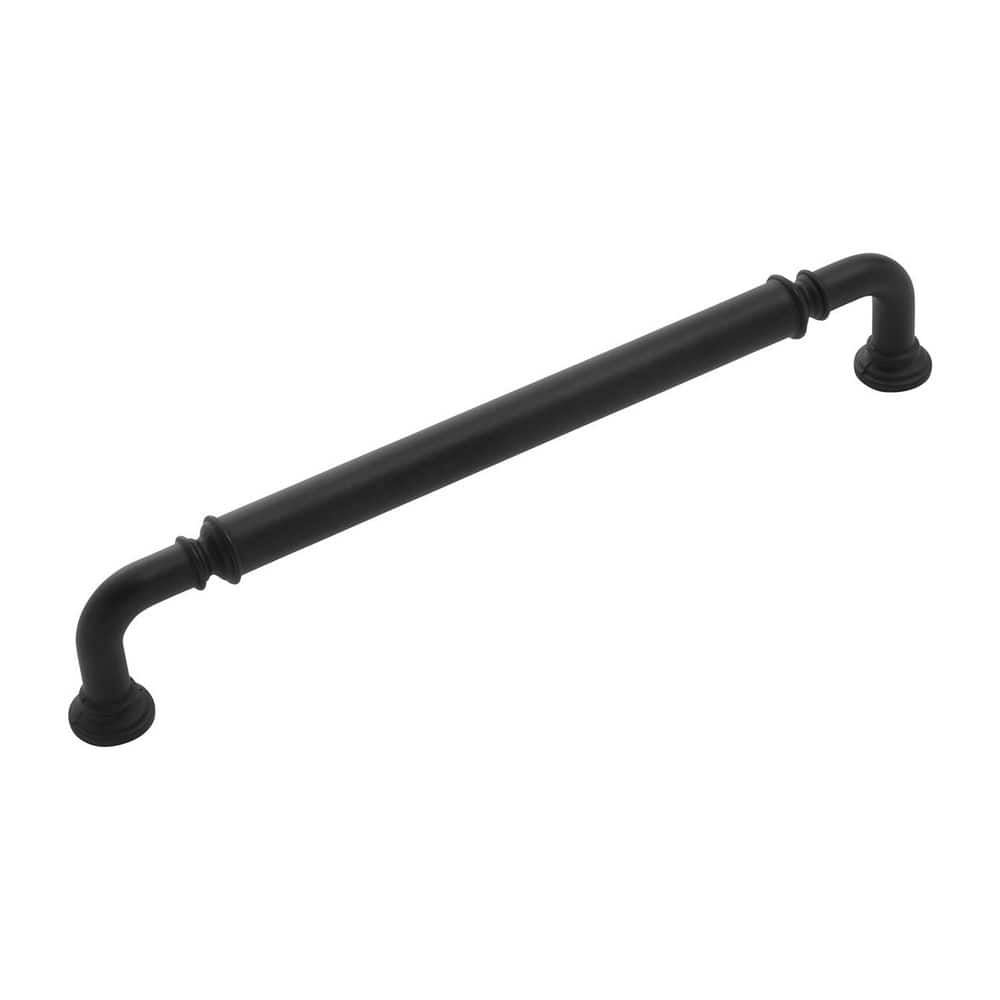 Berkshire Collection 7-9/16 in (192mm) Center to Center Matte Black Bar Cabinet Pull price history on PriceWatchPro