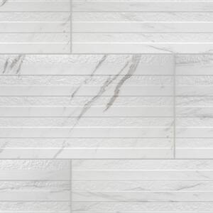 Eterno Carrara Line 12-7/8 in. x 25-5/8 in. Porcelain Wall Tile (11.79 sq. ft. / case)