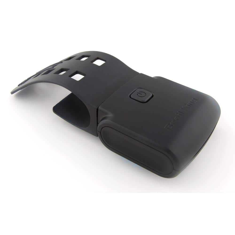 Black Handle-Mount LED Grill Light with Flexible Strap