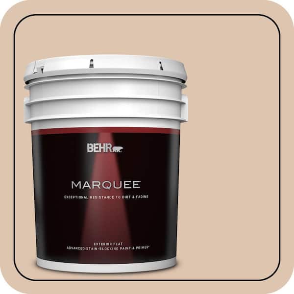 BEHR MARQUEE 5 gal. #N250-2A Bali Sand Flat Exterior Paint & Primer
