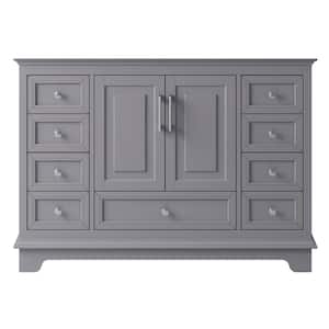 McAuley 45.9 in. W x 20.94 in. D x 32.68 in. H Bath Vanity Cabinet Only in Taupe Grey