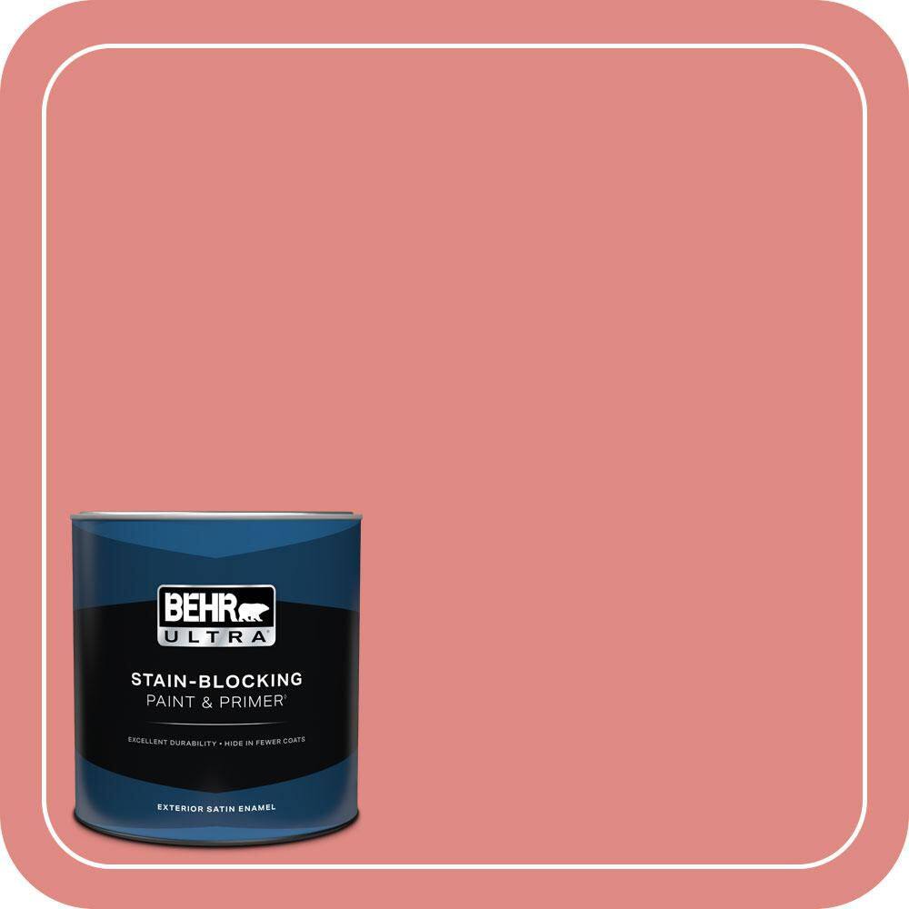 1 qt. #HDC-SP16-12 Begonia Satin Enamel Exterior Paint & Primer price history on PriceWatchPro