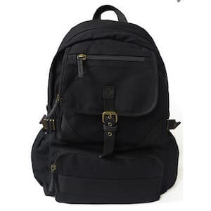 19 in. H Black Mountain Hiking Sport Canvas Backpack
