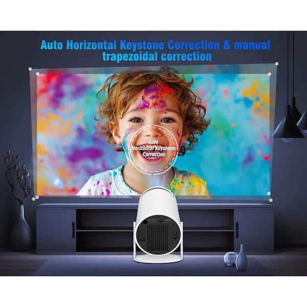 Lukyamzn 1920 x 1080 Full HD WiFi Bluetooth Mini Portable