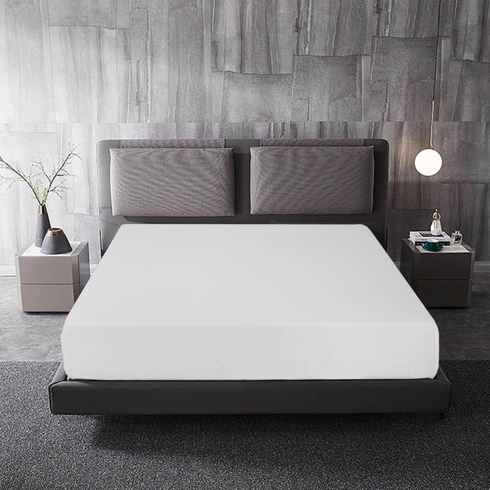 FDW Full Mattress 6 inch Gel Memory Foam Mattress for Cool Sleep & Pressure Relief  Medium Firm Mattresses White