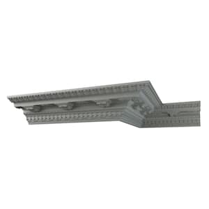 Leighton 6.75 in. D x 8.375 in. W x 96 in. L Polyurethane Crown Moulding